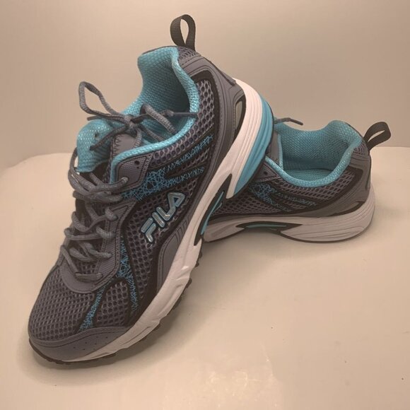 Fila Shoes - FILA Womens WINDSHIFT 15 Running Shoes Gray Teal s